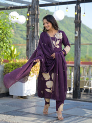Wedding Special Suit Purple
