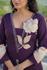 Wedding Special Suit Purple